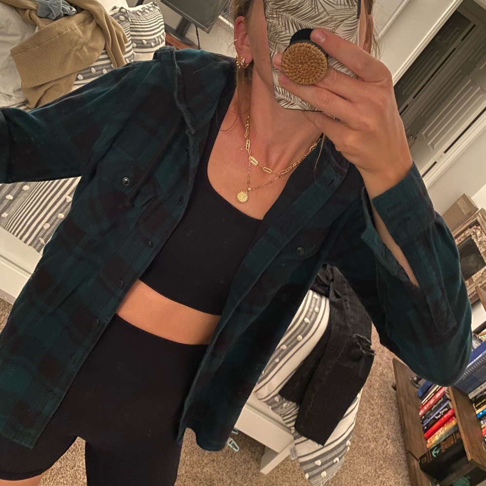 Flannel Hoodie